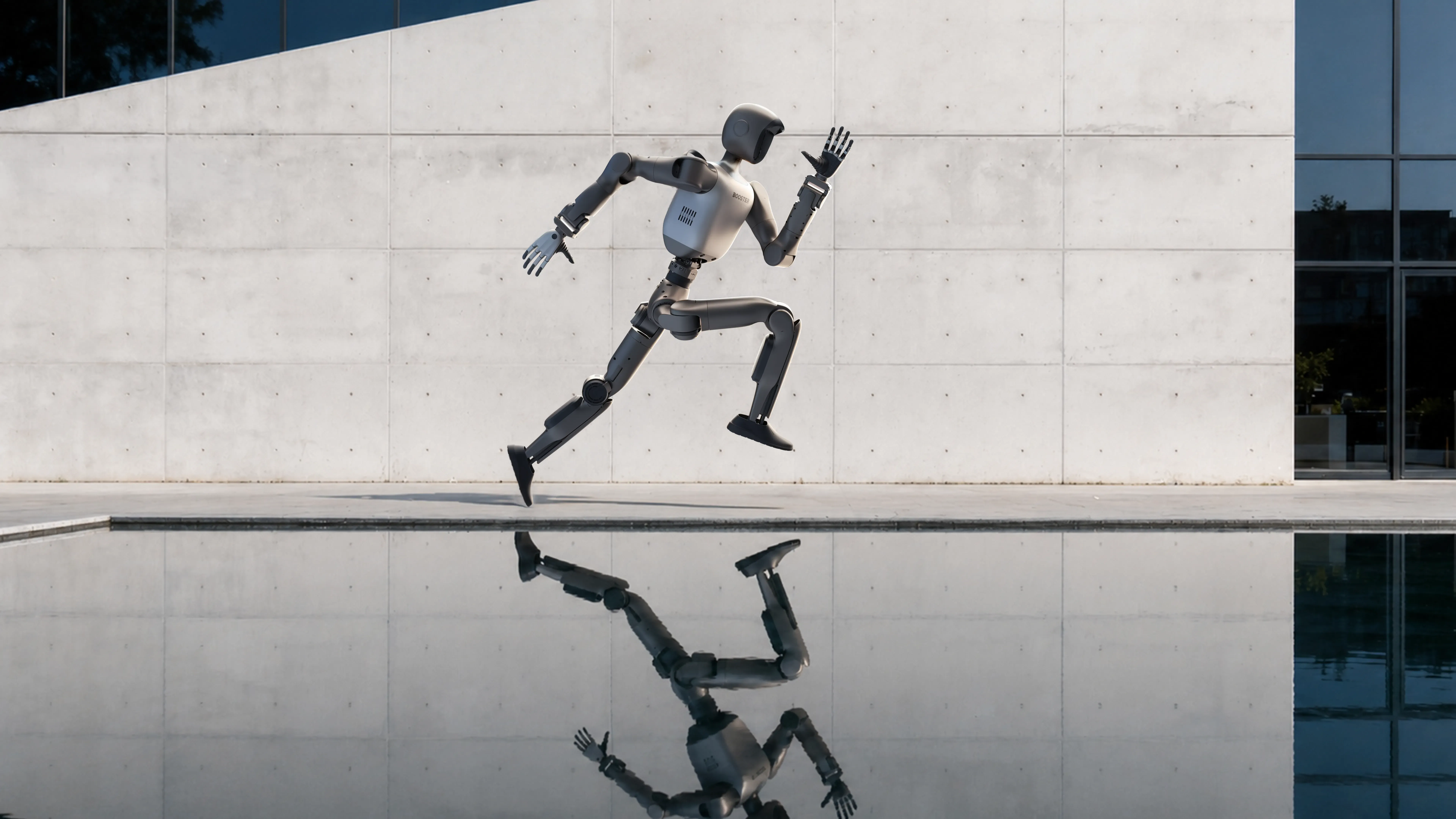 Booster Robotics Finishes Half Marathon in 1:53
