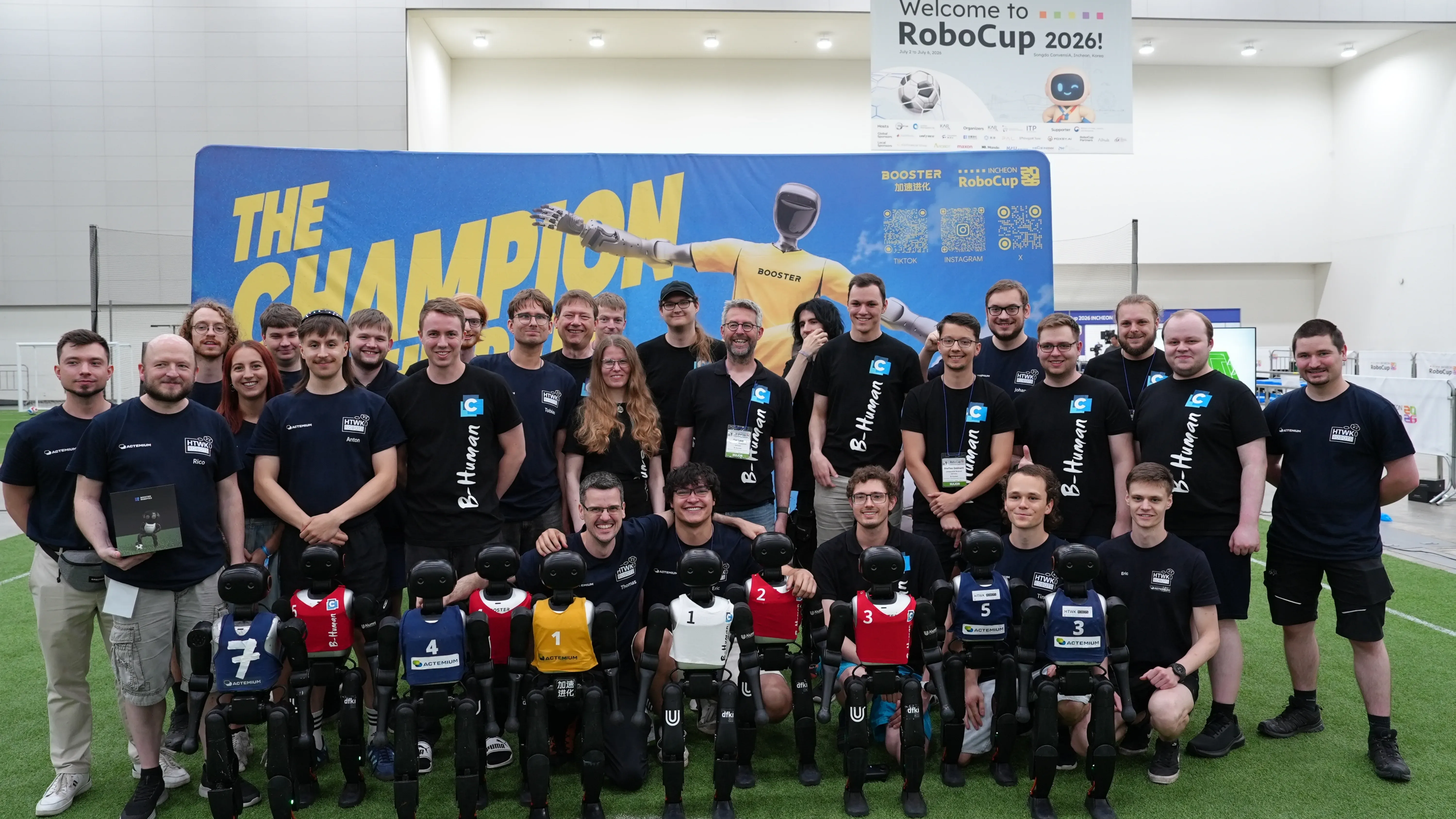 Booster Robotics' Humanoids Robots Claim RoboCup 2026 Champions